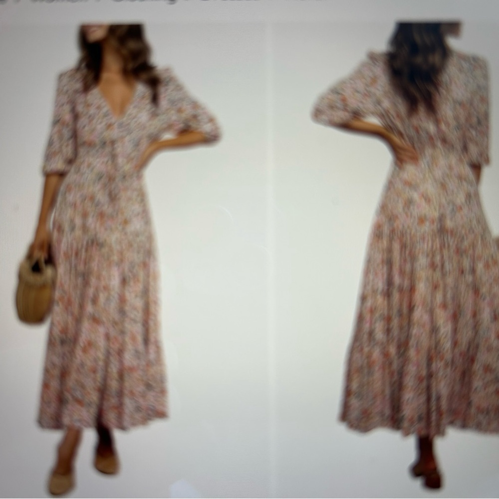 Floral Midi Dress- Petal&Pup Kelda
